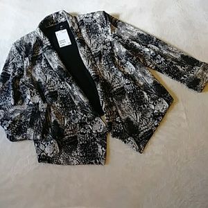NWT H & M Open Front Lightweight Jacket